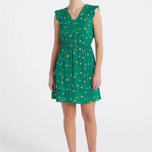 NWT 41 Hawthorn Green Floral Mini Dress #0006